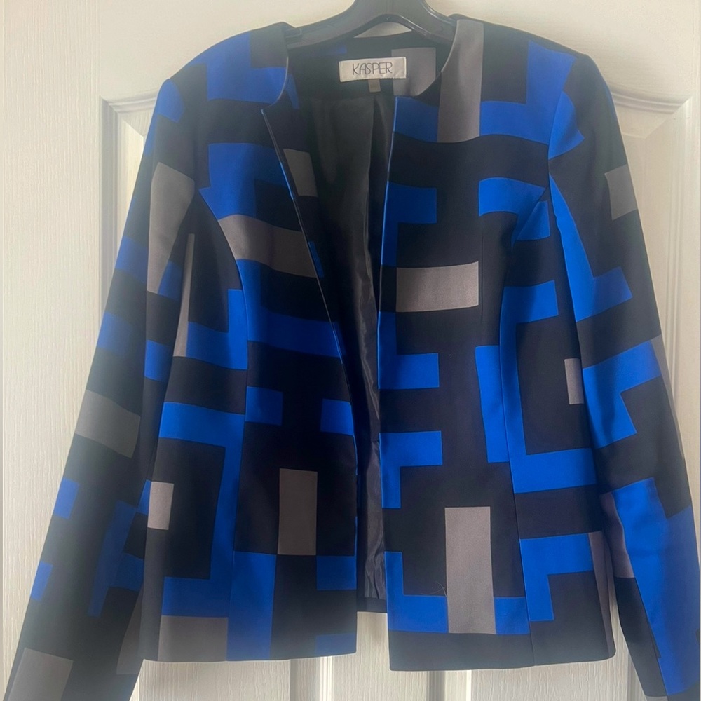 Kasper Size 10 Blazer Blue